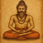 Patanjali v lotosovom sede