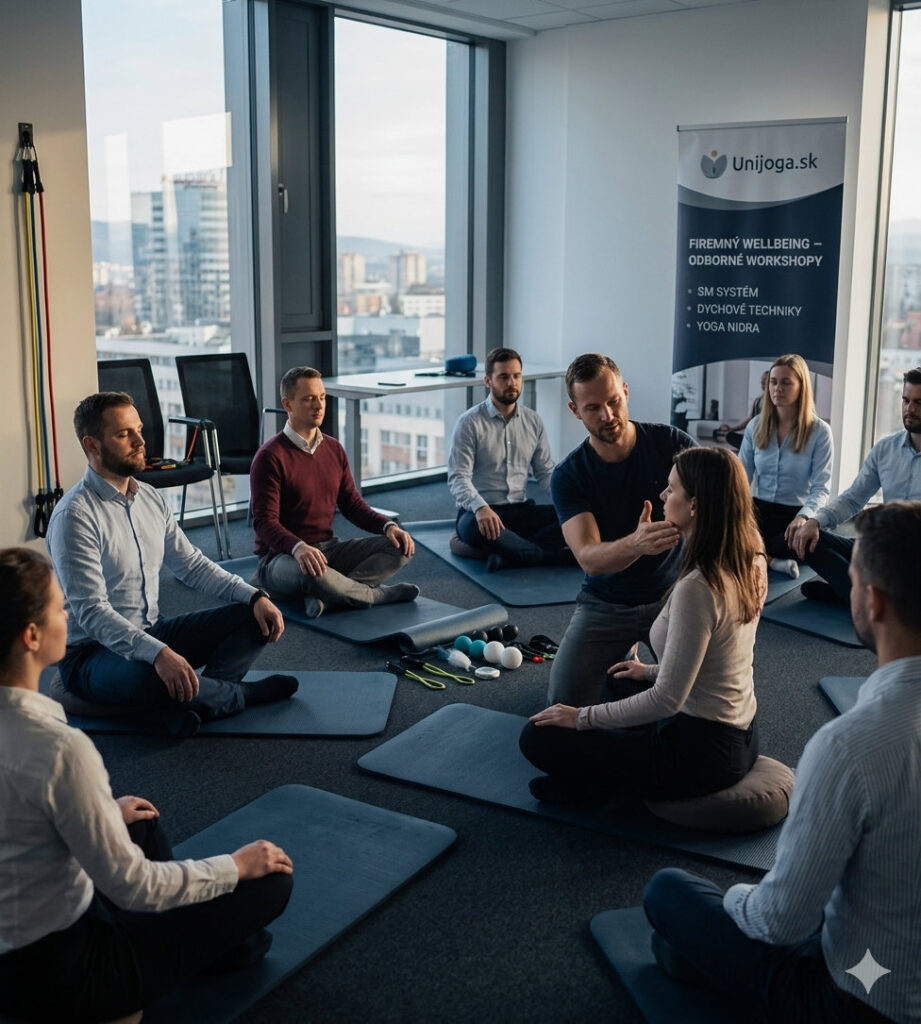 Firemný wellbeing a joga v Žiline | Unijoga.sk – Zdravý chrbát a reset mysle